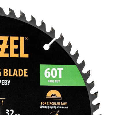 Пильный диск по дереву ф250 х 32 мм, 60 зубьев Denzel-Tehinstrument