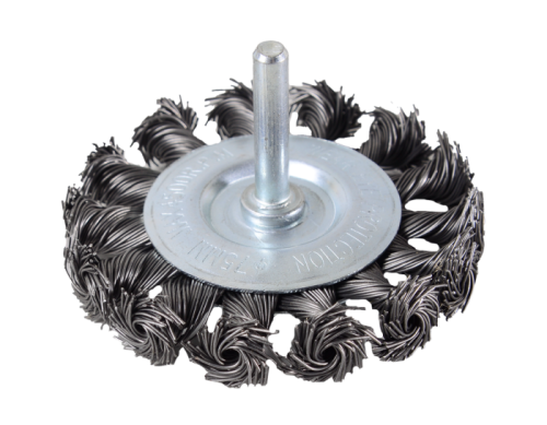Щётка для дрели Вихрь плоская, крученая, 75 мм-Tehinstrument
