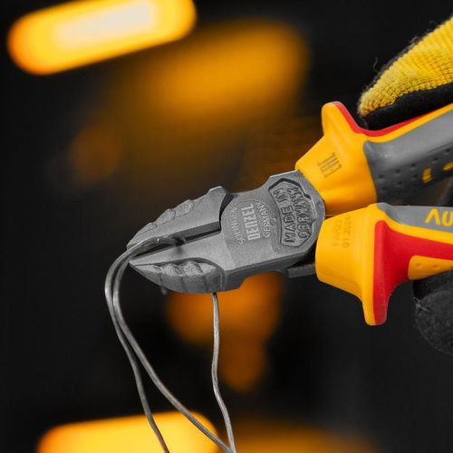 Бокорезы, диэлектрические рукоятки, до 1000 В, трехкомпонентные рукоятки, 160 мм Denzel-Tehinstrument