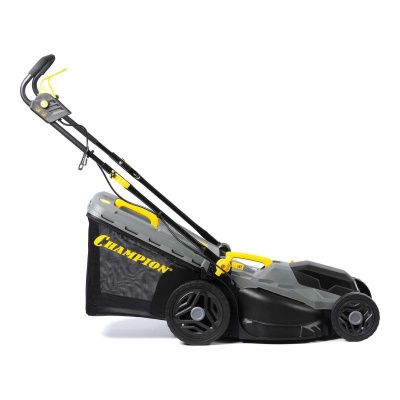 Газонокосилка эл. CHAMPION EM4318 (1,8 кВт пласт.+ткань травосб. 52л ширина 430мм 30-75мм, 12,9кг)-Tehinstrument