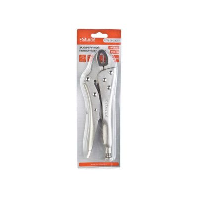 Зажим ручной, полукруглые губки, 250 мм,  Sturm PROMO-Tehinstrument