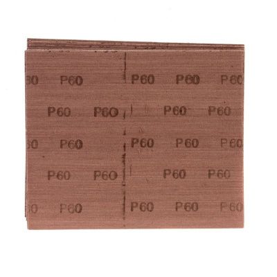 Шлифлист на тканевой основе, P 60, 230 х 280 мм, 10 шт, влагостойкий Сибртех-Tehinstrument