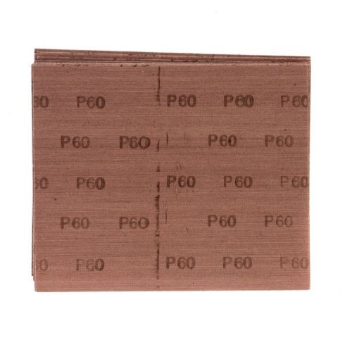 Шлифлист на тканевой основе, P 60, 230 х 280 мм, 10 шт, влагостойкий Сибртех-Tehinstrument