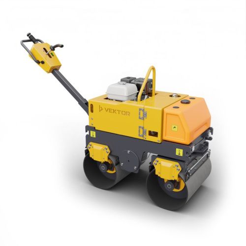 Виброкаток ручной двухвальцовый Vektor VRDR-800-Tehinstrument