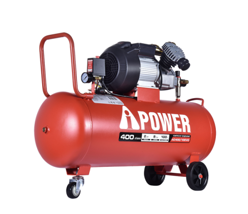 Компрессор поршневой масляный AC400/100VD, A-iPower-Tehinstrument