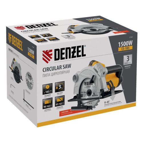 Пила циркулярная Denzel CS-185-Tehinstrument