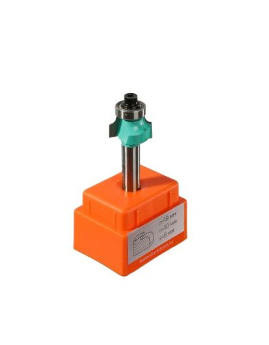 Фреза кромочная калевочная с подшипником 12,7 мм, dxhxl 19x10x54 мм, хв.8  Sturm-Tehinstrument