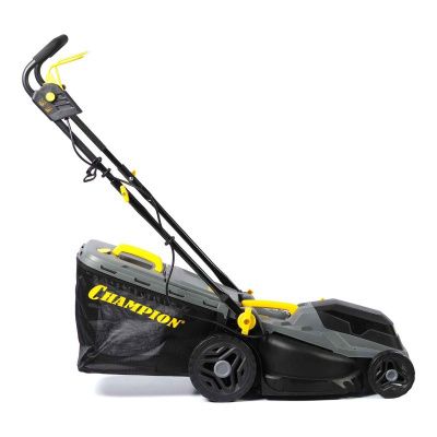 Газонокосилка эл. CHAMPION EM3816 (1,6 кВт пласт.+ткань травосб. 42л ширина 380мм 30-75мм, 11,3кг)-Tehinstrument