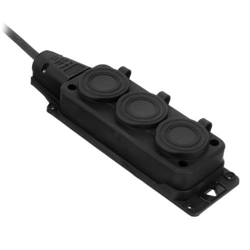 Удлинитель-шнур силовой Denzel Top Series, КГТТ, 20м, 3 розетки, 3 x 2,5 мм, 3 м-Tehinstrument