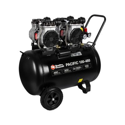 Компрессор поршневой безмасляный QUATTRO ELEMENTI PACIFIC 100-480-Tehinstrument