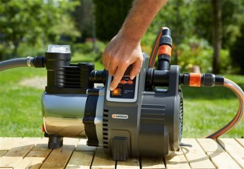 Насос автоматического водоснабжения GARDENA 6000/6E LCD inox Premium (насос Гардена 6000/6E LCD inox Premium)-Tehinstrument