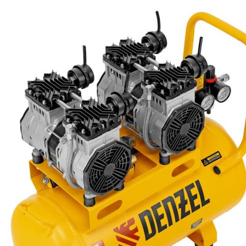 Компрессор безмасляный, малошумный Denzel DLS 2200/50-Tehinstrument