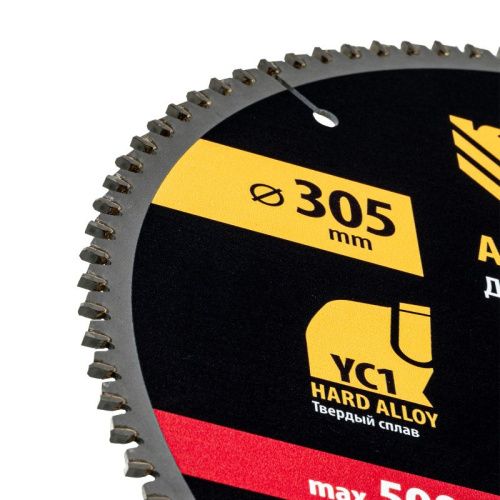 Пильный диск по алюминию ф305 х 30 мм, 100 зубьев Denzel-Tehinstrument