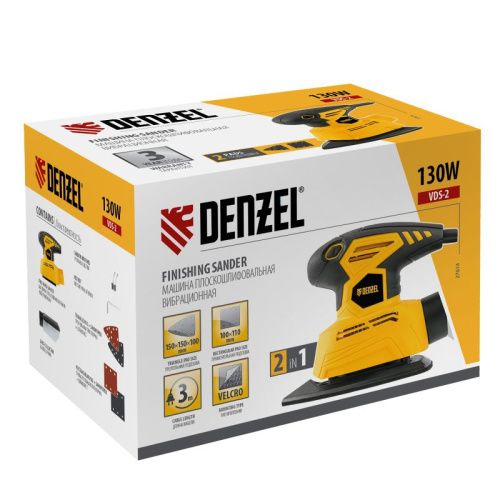 Машина плоскошлифовальная вибрационная Denzel 2 в 1 VDS-2-Tehinstrument