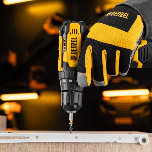 Аккумуляторный шуруповерт Denzel CDQ-12, Li-Ion, 12 В-Tehinstrument