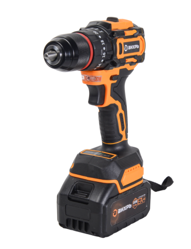 Дрель-шуруповерт аккумуляторная Вихрь ДА-20Л-2К/ЛБ (для ледобура, бесщеточный двигатель)-Tehinstrument