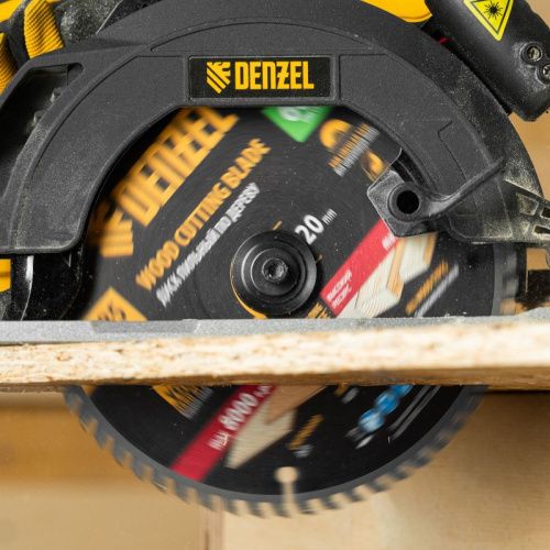 Пильный диск по дереву ф185 х 20 мм, 60 зубьев Denzel-Tehinstrument