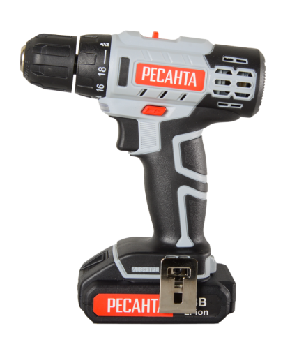Дрель-шуруповерт аккумуляторная Ресанта ДА-50Л2-18А-Tehinstrument