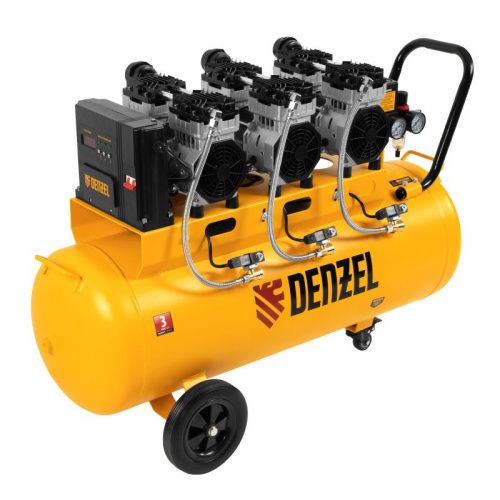 Компрессор безмасляный, малошумный  Denzel DLS 2250/100-Tehinstrument