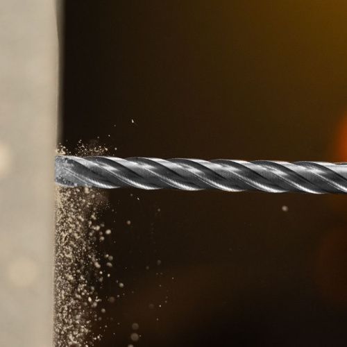 Бур по бетону, цельная крестовая пластина, 10x165 мм, SDS PLUS Denzel-Tehinstrument