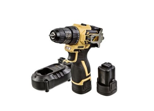 HCD1645BLC Дрель аккумуляторная б/щ Hanskonner, 14,4В, 45Нм, 2х2.0Ач, патрон 10мм, сумка-кейс-Tehinstrument