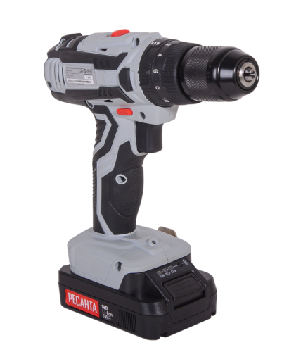 Дрель-шуруповерт аккумуляторная Ресанта ДА-18-2ЛК-У-Tehinstrument