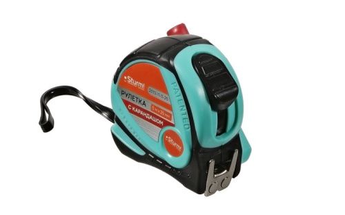 Рулетка 5x25мм с карандашом,  Sturm-Tehinstrument