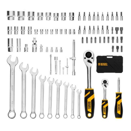 Набор инструментов 82 предмета Denzel, пластиковый кейс-Tehinstrument