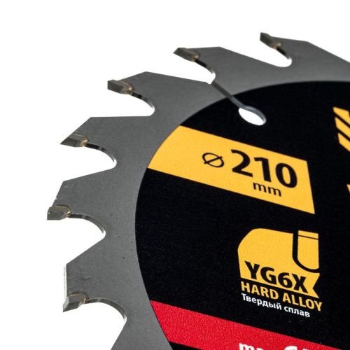 Пильный диск по дереву ф210 х 30 мм, 24 зубьев Denzel-Tehinstrument