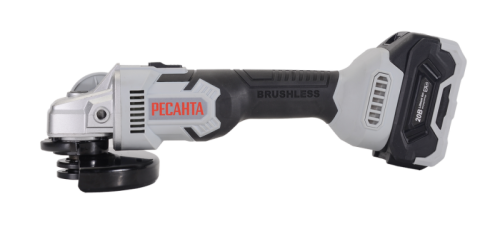 Аккумуляторная углошлифовальная машина Ресанта АУШМ-125/20Li в кейсе -Tehinstrument