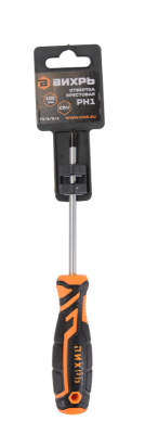 Отвёртка крестовая ВИХРЬ PH1 100мм-Tehinstrument
