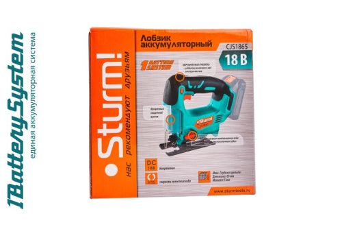 Аккумуляторный лобзик  Sturm CJS1865 1BatterySystem без ЗУ и АКБ-Tehinstrument