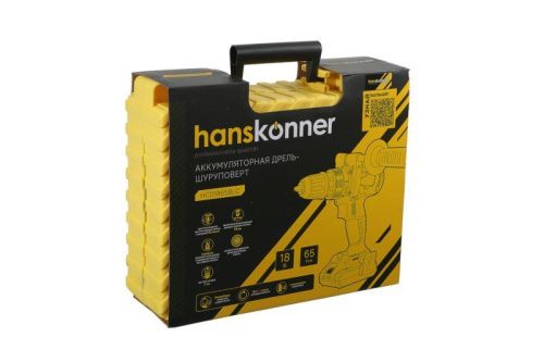 Аккумуляторный шуруповерт Hanskonner HCD1865BLC Unibattery-Tehinstrument