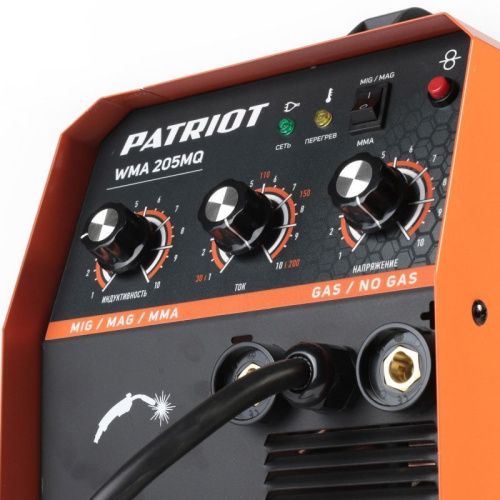 Полуавтомат сварочный инверторный Patriot WMA 205 MQ-Tehinstrument
