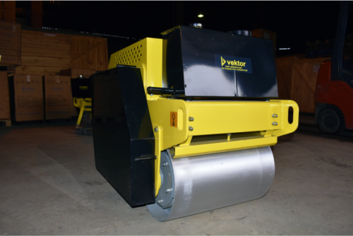 Виброкаток ручной двухвальцовый Vektor VRDR-600-Tehinstrument