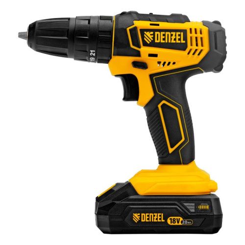 Дрель-шуруповерт аккумуляторная ударная Denzel CID-18-02BM-Tehinstrument