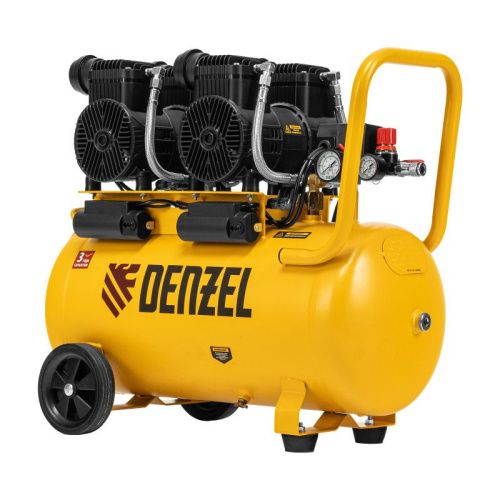Малошумный безмасляный компрессор Denzel DLP-3000/50-Tehinstrument