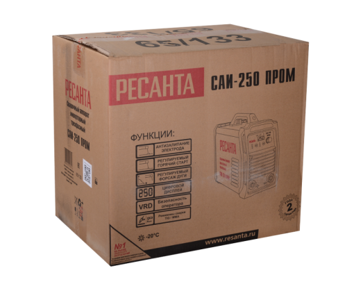 Сварочный аппарат инверторный Ресанта САИ-250 ПРОМ-Tehinstrument