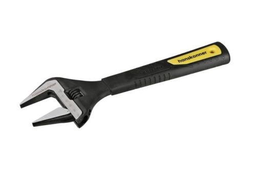 Разводной ключ с тонкими губками, 250 мм, зев 50мм, фосфатированный, hanskonner-Tehinstrument
