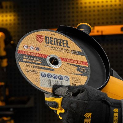 Круг отрезной по металлу, 180 х 2.5 х 22.2 мм Denzel-Tehinstrument