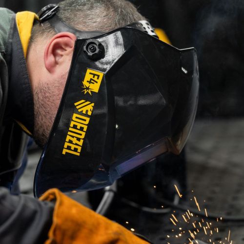 Щиток защитный лицевой (маска сварщика) F4, см. окно 90х35, DIN4/9-13// Denzel-Tehinstrument