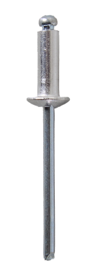 Заклёпки алюминиевые Вихрь 4,0х12 мм, 50 шт.-Tehinstrument