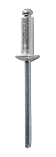 Заклёпки алюминиевые Вихрь 4,0х12 мм, 50 шт.-Tehinstrument