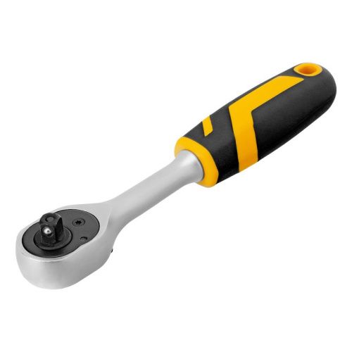 Ключ-трещотка 1/4", 90 зубьев, с быстрым сбросом, CrV Denzel-Tehinstrument