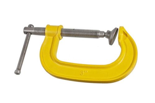 Струбцина G-образная, 75 мм / 3", чугун, оксидированный винт, hanskonner-Tehinstrument