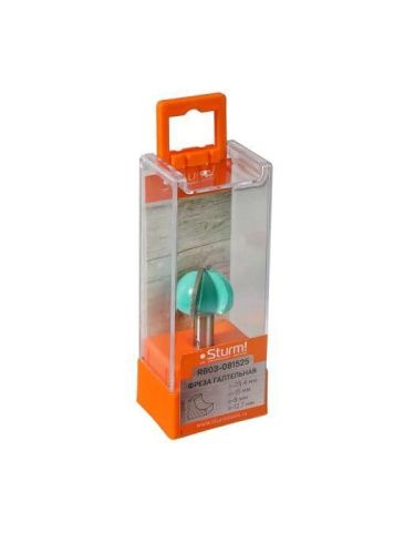 Фреза пазовая галтельная dxhxl 25,4x15x50 мм, хв.8  Sturm-Tehinstrument