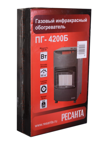 Газовый инфракрасный обогреватель Ресанта ПГ-4200Б-Tehinstrument