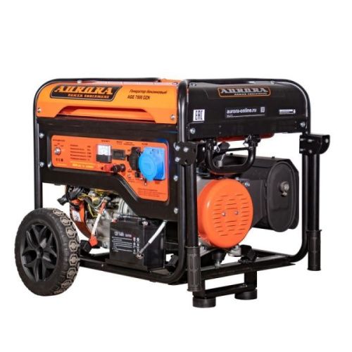 Бензиновый генератор Aurora AGE 7500 DZN с блоком автоматики-Tehinstrument