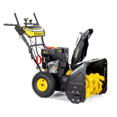 Снегоотбрасыватель CHAMPION ST763E (7лс,62см,6F/2R,колеса,3л,81кг,эл.стартер,фары,обогрев рук, зимн.-Tehinstrument