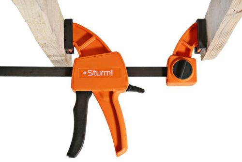 Струбцина быстрозажимная, 600мм, сила сжатия 70-100кгс,  Sturm-Tehinstrument